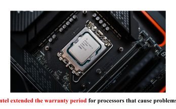 Intel extended the warranty period for processors that cause problems!